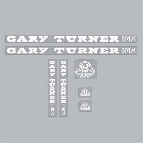 gary turner bmx|gary turner bmx decals.